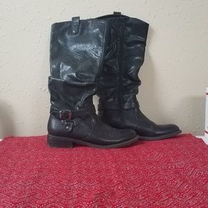 Calf Boots Zip-up